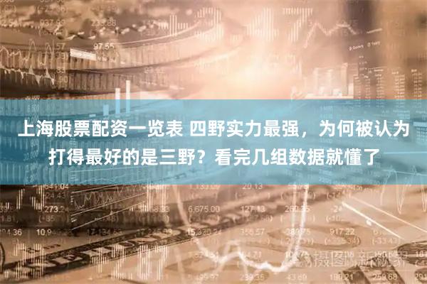 上海股票配资一览表 四野实力最强,为何被认为打得最好的是三野?看完几组数据就懂了